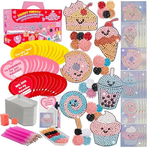 Sweet Treats Diamond Painting Kits 24ct - Kids Party Favors
