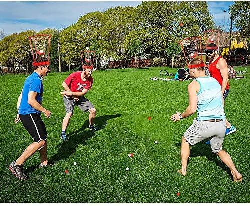 2 Pack Head Hoop Basketball Game for Kids Adults