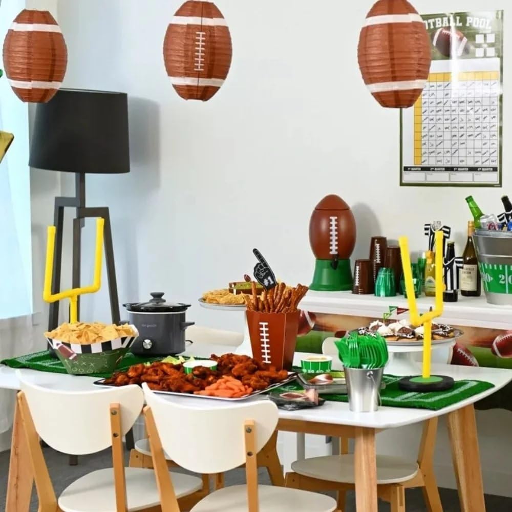 Amscan Pretty Party Centerpiece Plastic Football Goal Design