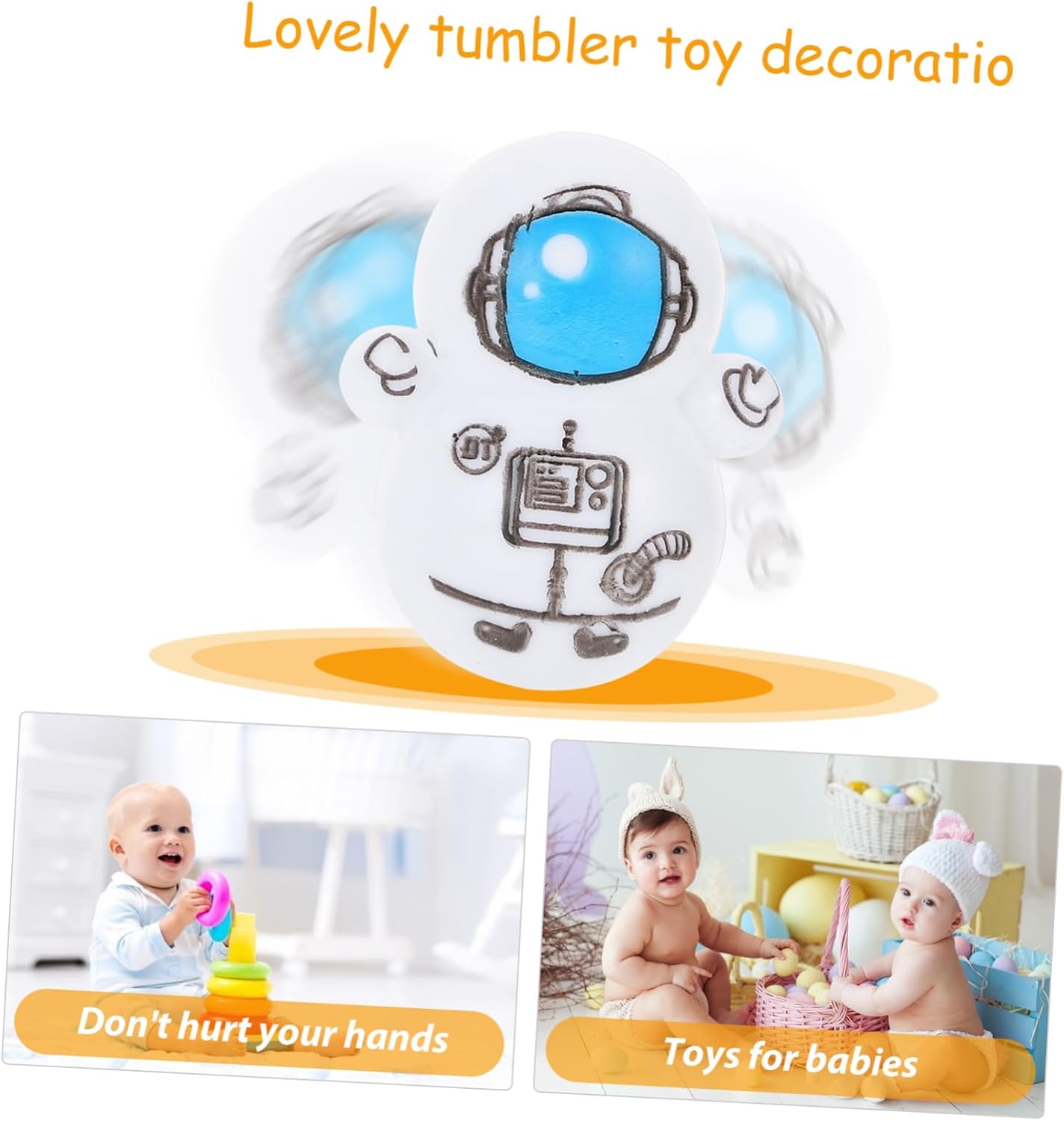 30pcs Astronaut Tumbler Toys for Kids