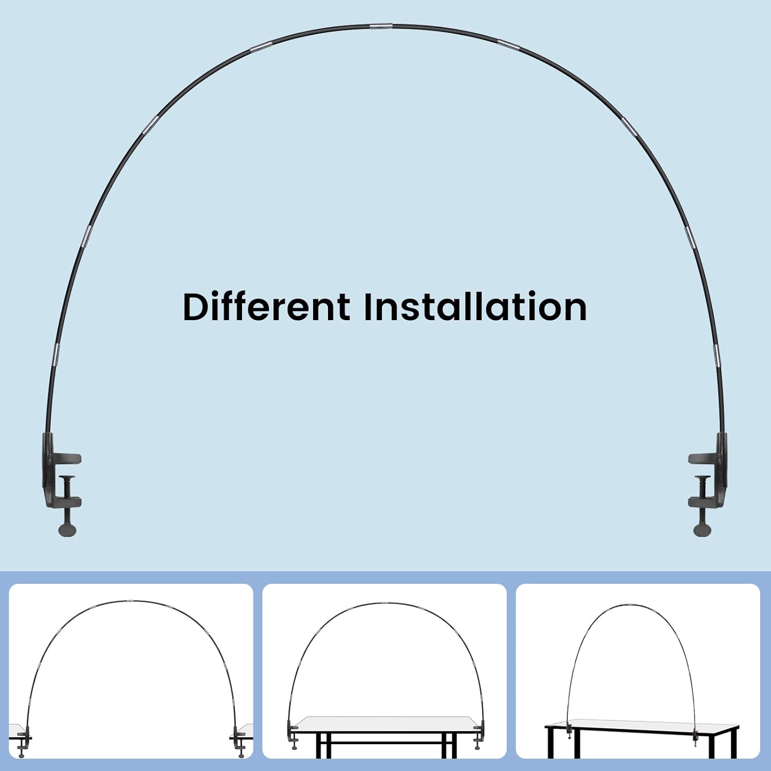 13ft Adjustable Balloon Arch Kit with Durable Base