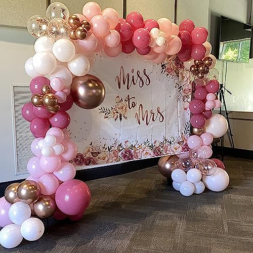 Dusty Rose Balloons 60 Pack 12 Inch Birthday Decor Set