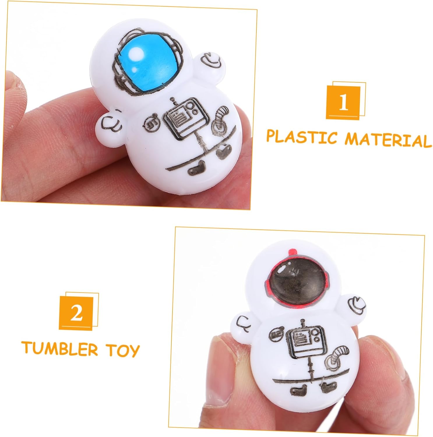 30pcs Astronaut Tumbler Toys for Kids