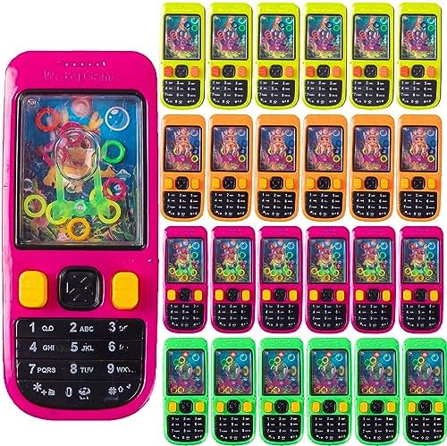 24 Pack Water Ring Toss Handheld Games for Kids