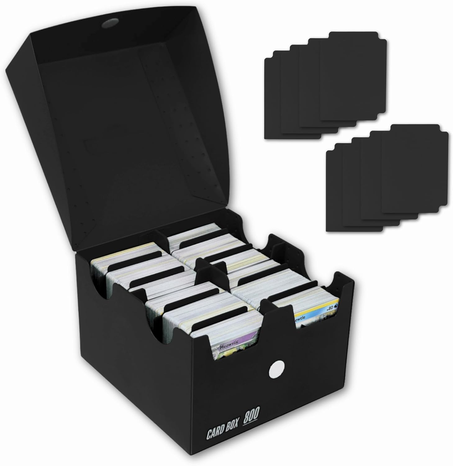 Collectors Hubs Trading Card Storage Box 800 - Black