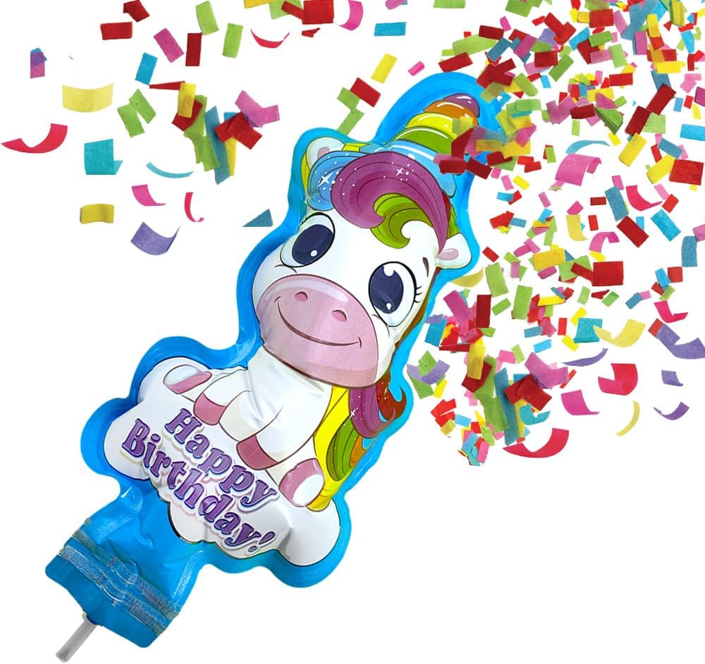Best Party Ever Unicorn Birthday Squeeze Popper 2 Pack