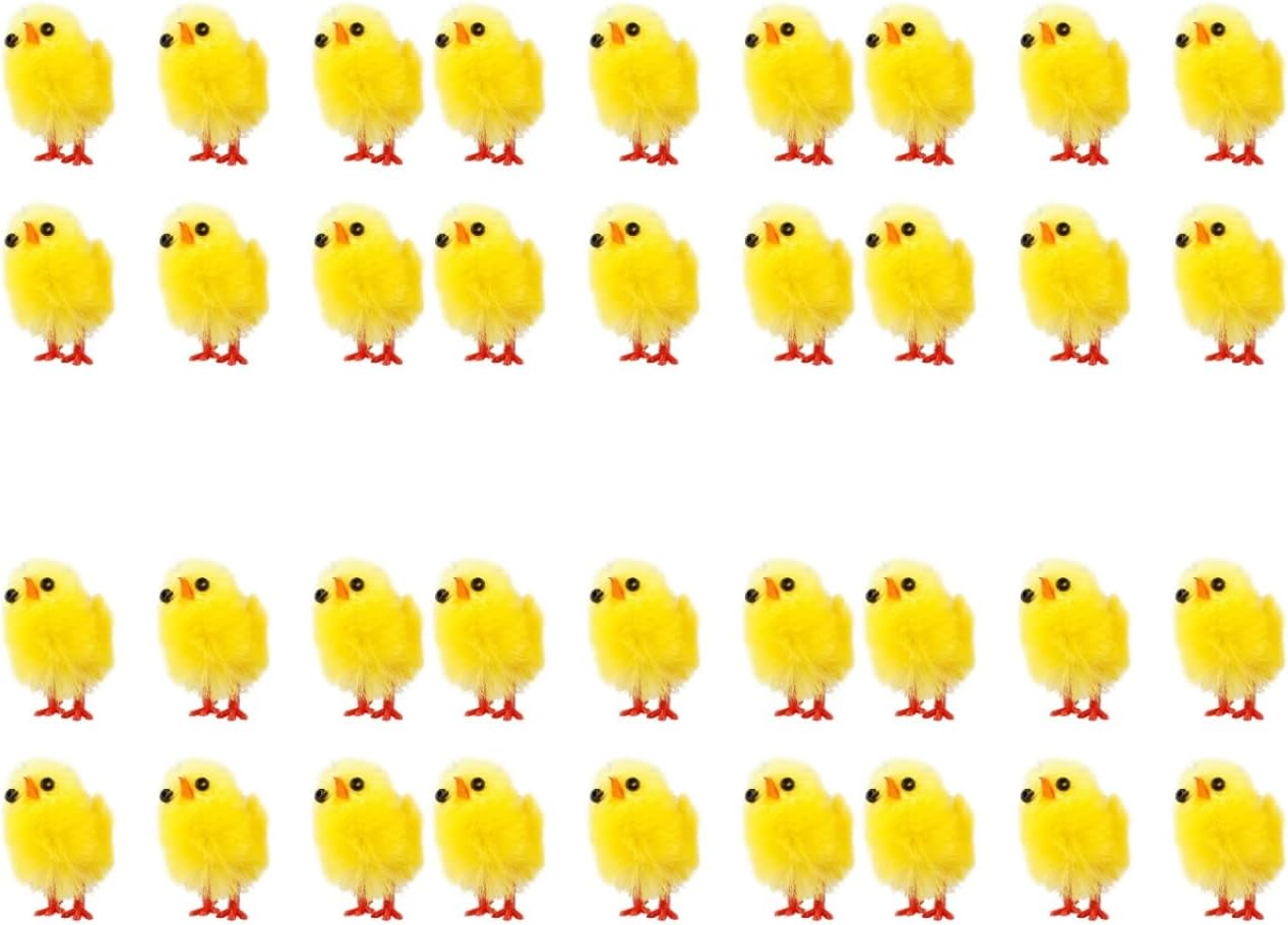 DOITOOL 36 Pcs Mini Easter Chicks Decor