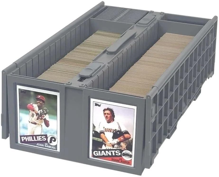BCW Collectible Card Bin - Single Gray Holds 1600 Cards
