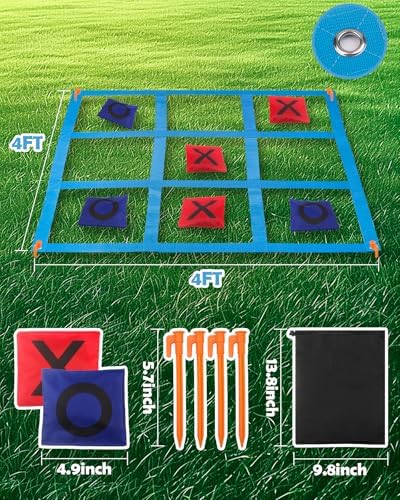 Giant Tic Tac Toe Game Set for Outdoor Fun