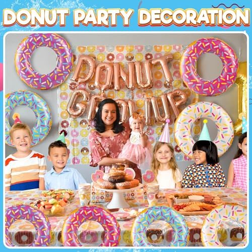 Bedwina Inflatable Donut Pool Floats Pack of 4