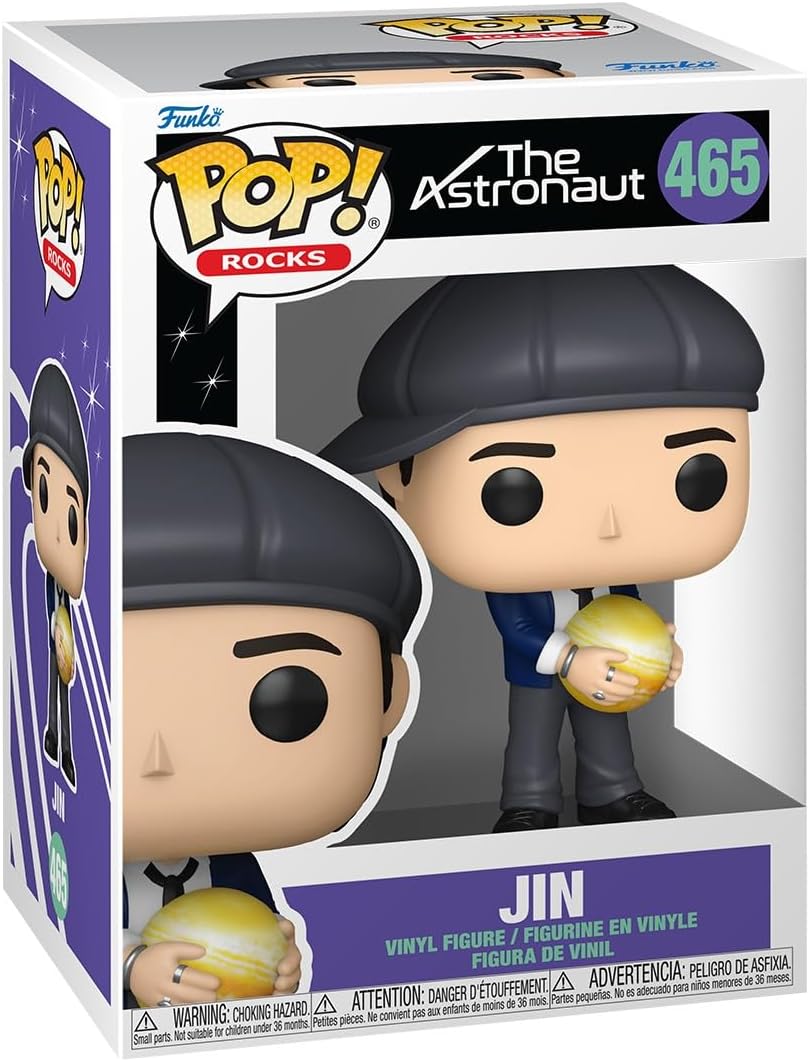 Funko Pop Rocks BTS Jin Astronaut Vinyl Figure