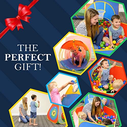 Hide N Side 5pc Kids Ball Pit Tents and Tunnels Playset