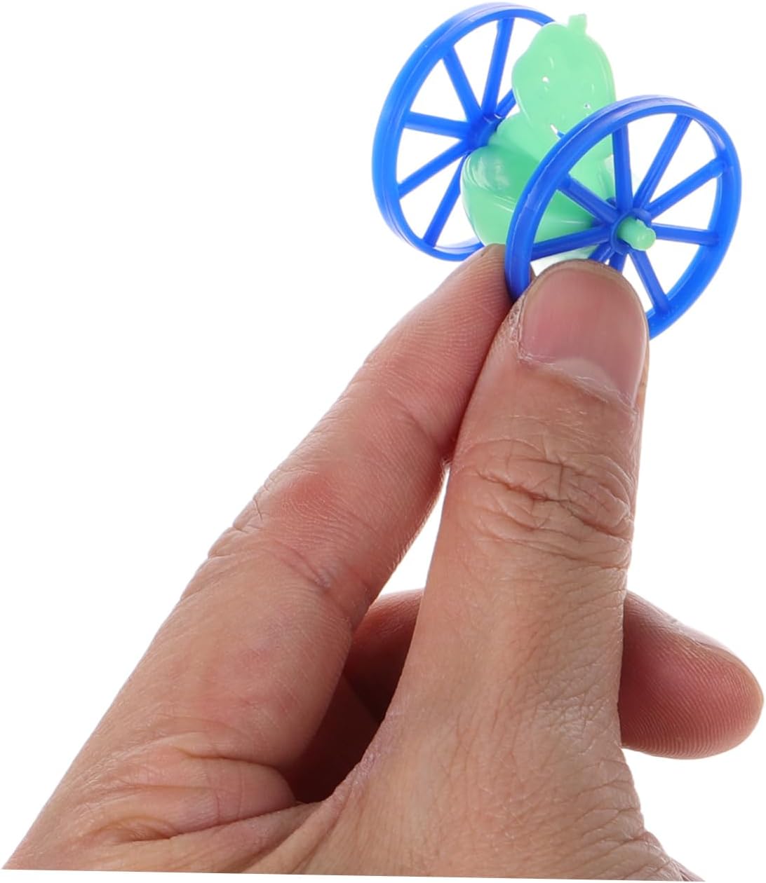 Hemoton 50pcs Rolling Tumbler Toy Wheels Mini Tumbler Toys for Kids Parties