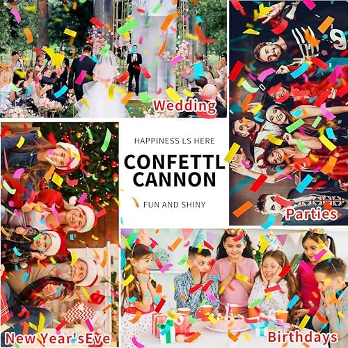 OceanWings 16in Biodegradable Confetti Poppers 6Pack