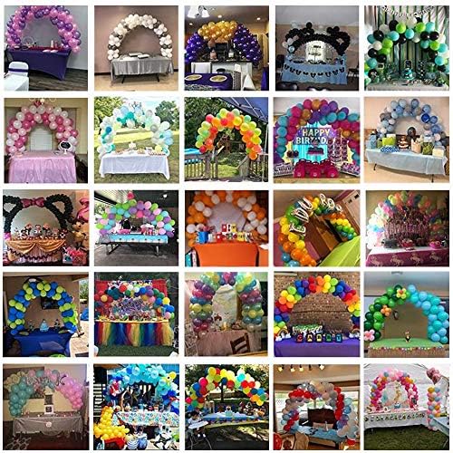 LANGXUN 12ft Black Balloon Arch Kit for Parties