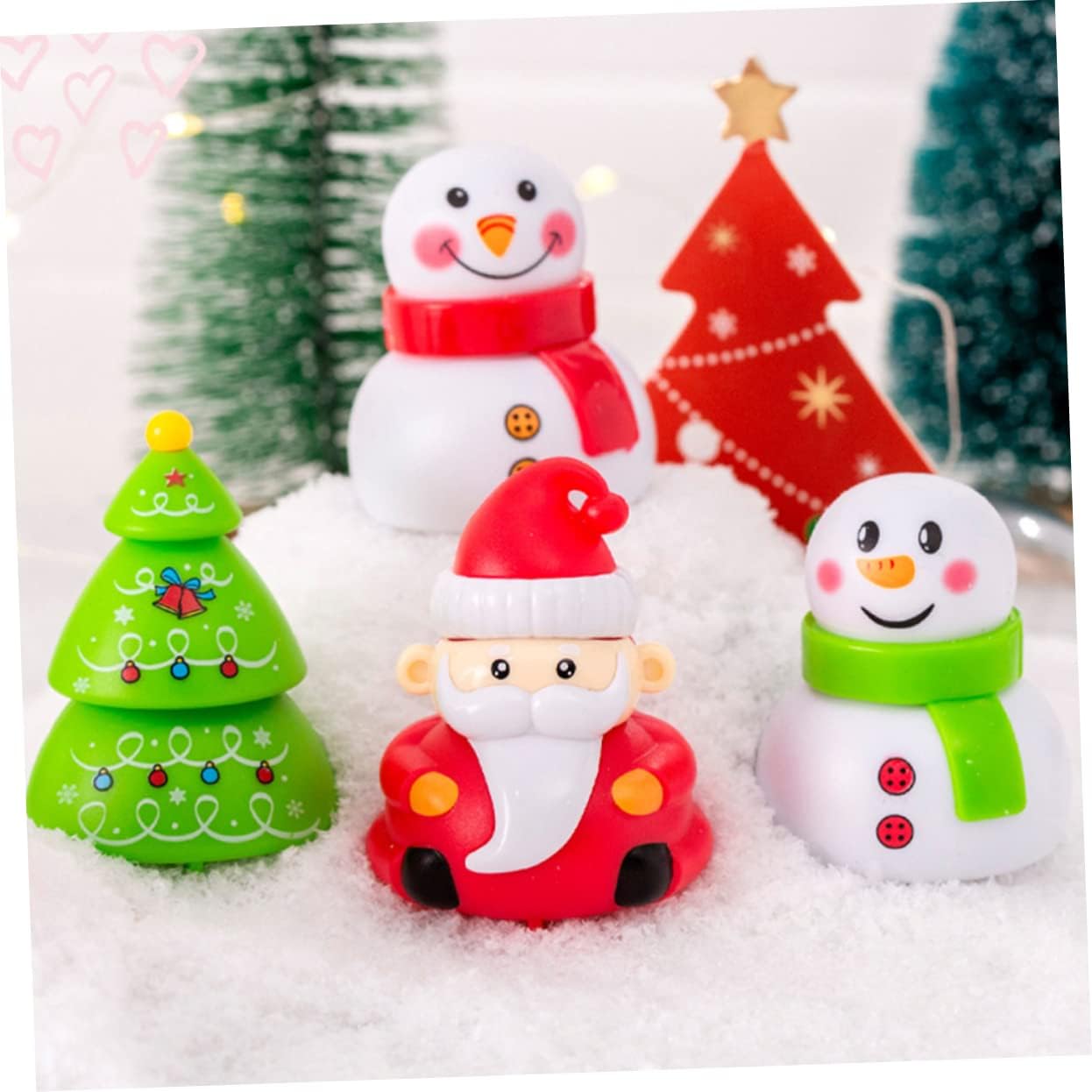 VANZACK 6pcs Christmas Pull Back Cars for Kids and Parties