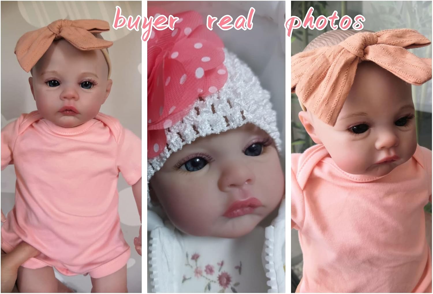 Pinky Lovely Real Reborn Baby Doll 19 Inch 48cm