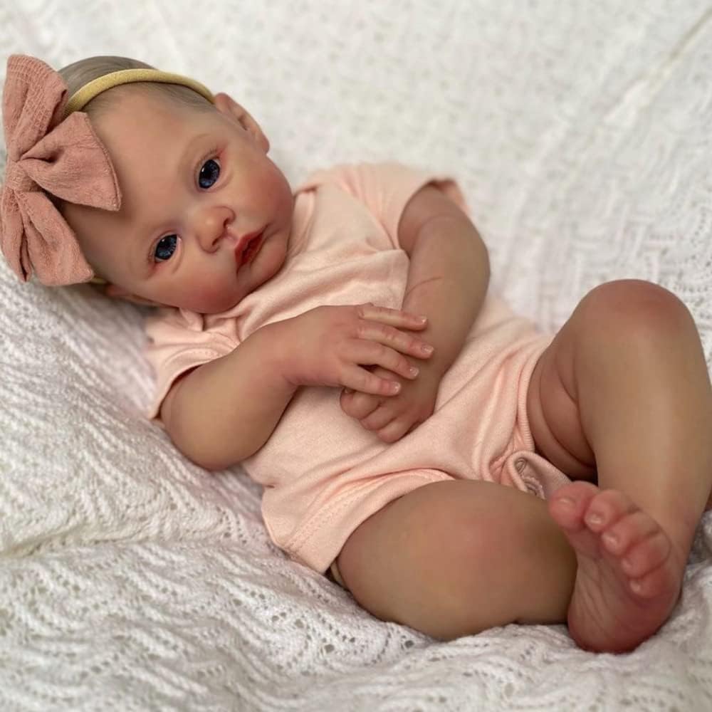Pinky Lovely Real Reborn Baby Doll 19 Inch 48cm