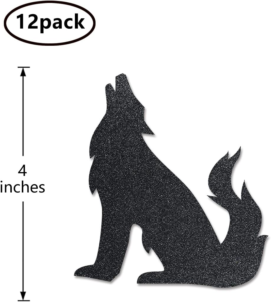 Wolf Centerpiece Sticks 12 Pack Birthday Decorations