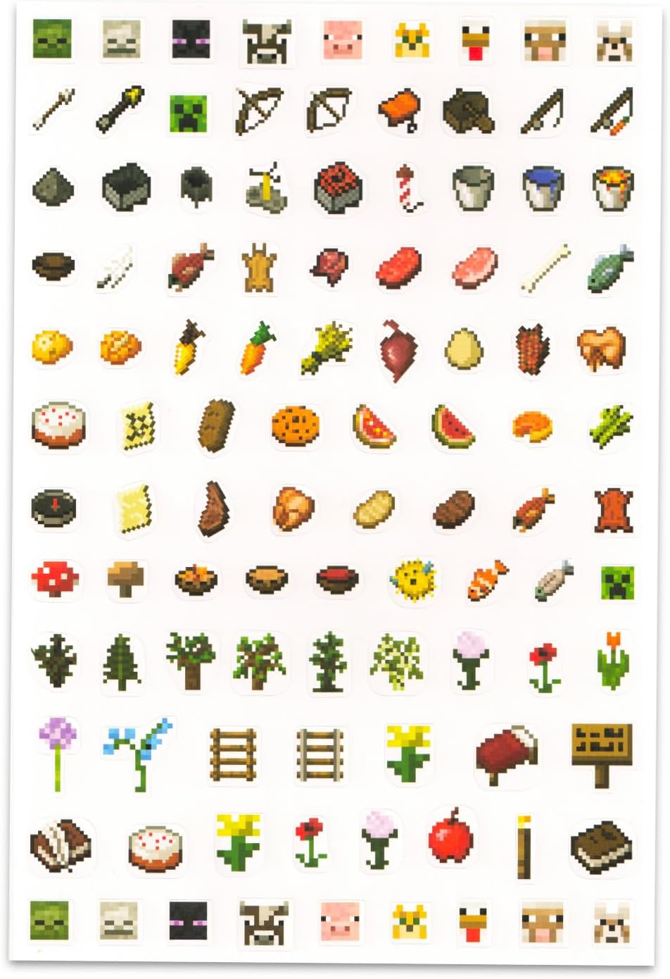 Minecraft Gel Pen Set with 20 Pens and Mini Posters