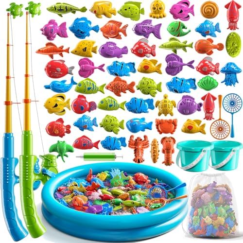 Pool Fishing Toy Game for Kids Ages 3-8