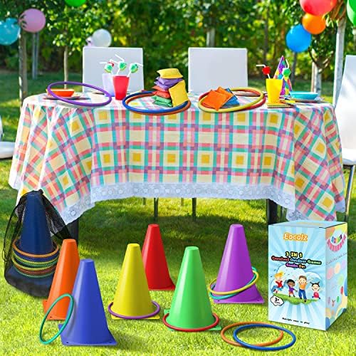 Eocolz 3 in 1 Carnival Games Set for Kids