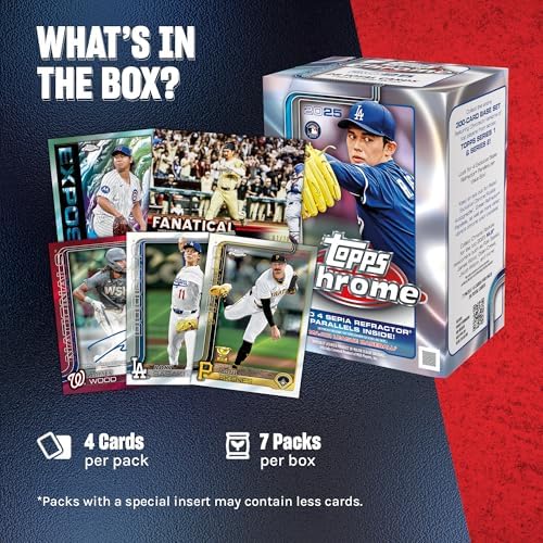 Topps 2025 Chrome Baseball Value Box