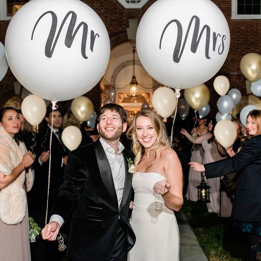 White Gold Balloons Set 60 Pcs 12 Inch Party Decor