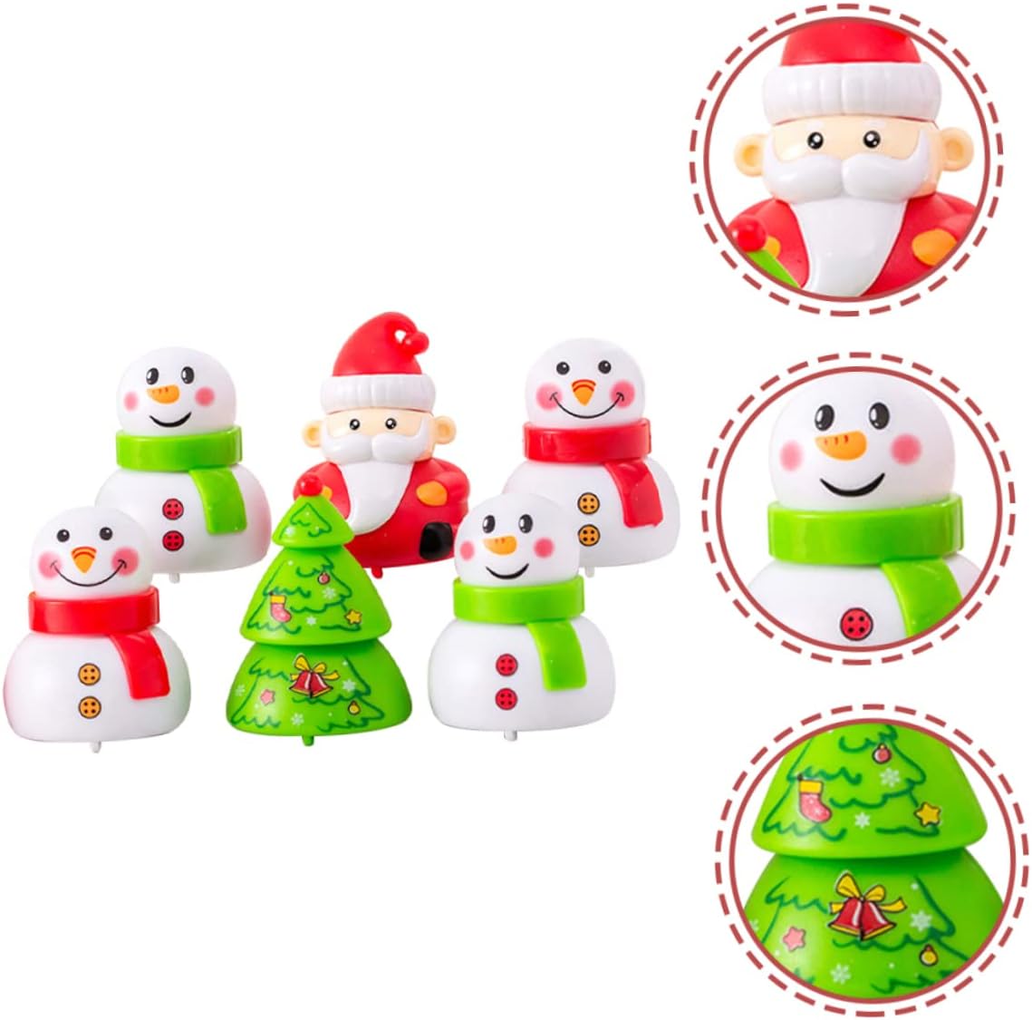 VANZACK 6pcs Christmas Pull Back Cars for Kids and Parties