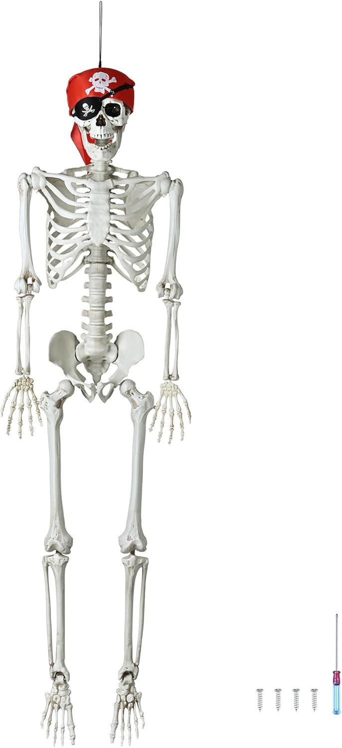 AW Realistic 54 Ft Skeleton Halloween Decor