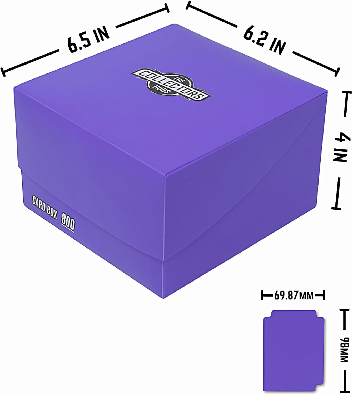 Collectors Hubs Trading Card Storage Box 800 - Black