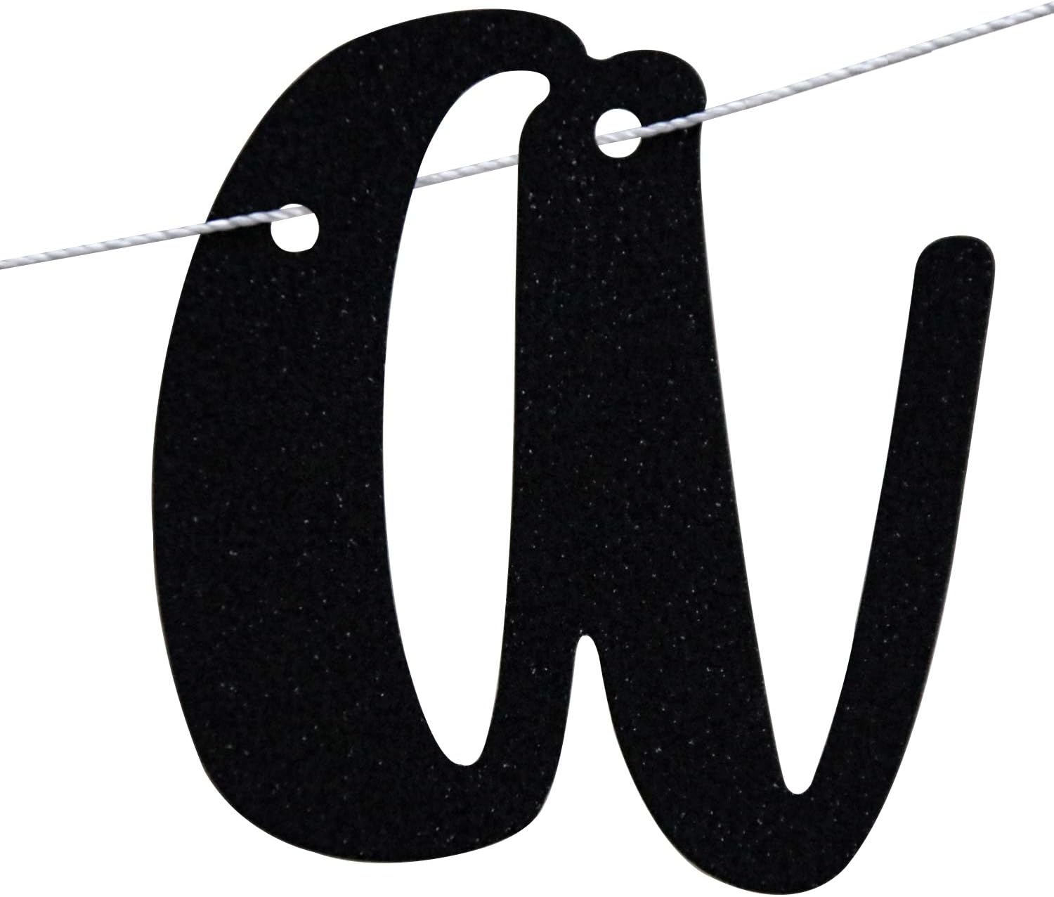 Bach That Ass Up Bachelorette Banner Black Glitter