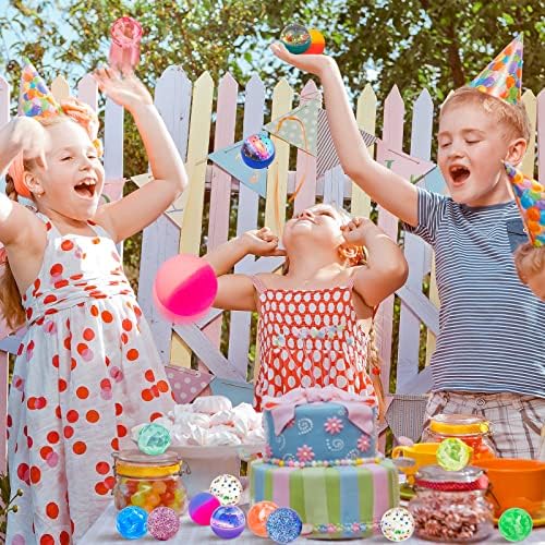 24 Pack Bouncy Balls 32mm 6 Styles Party Favors for Kids