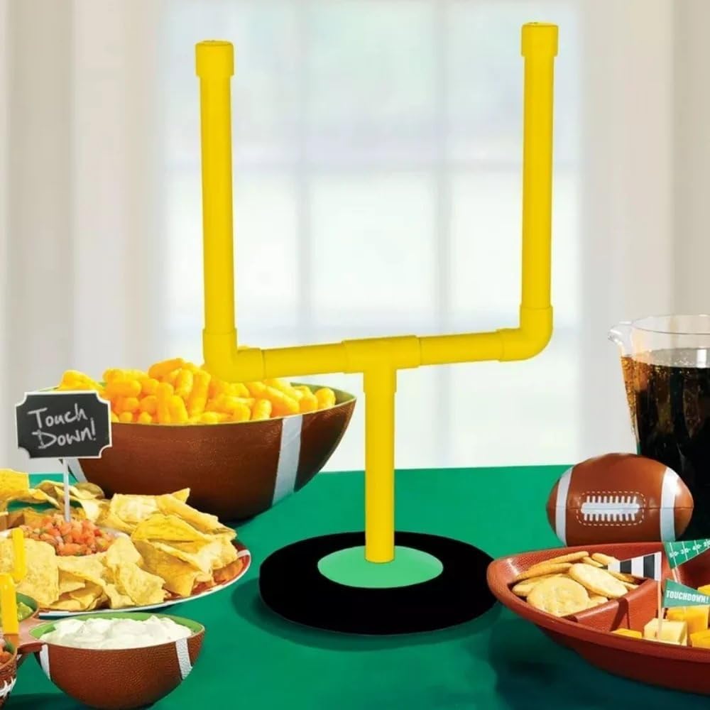 Amscan Pretty Party Centerpiece Plastic Football Goal Design