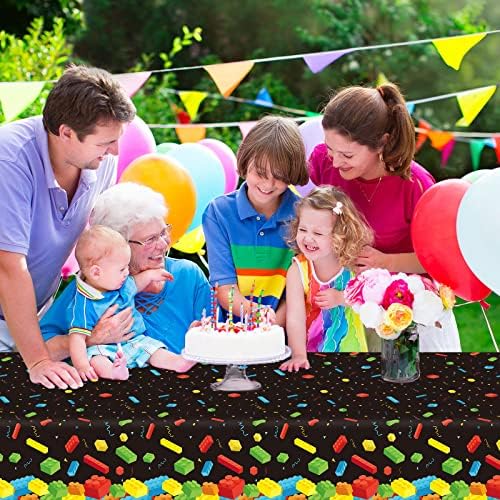 Chiazllta 3 Pcs Building Blocks Tablecloth Set