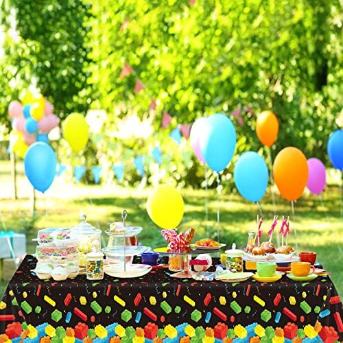 Chiazllta 3 Pcs Building Blocks Tablecloth Set