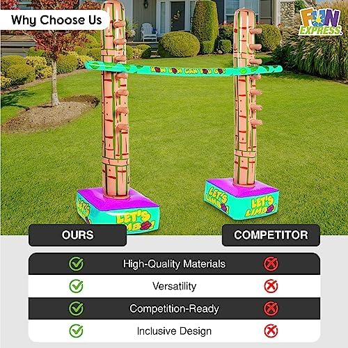 Fun Express Limbo Game 5 Feet Tall
