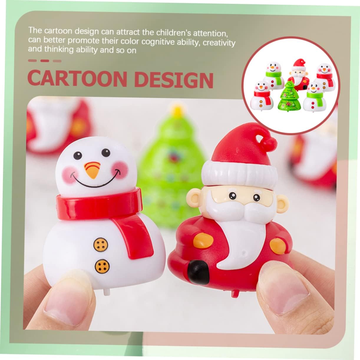 VANZACK 6pcs Christmas Pull Back Cars for Kids and Parties