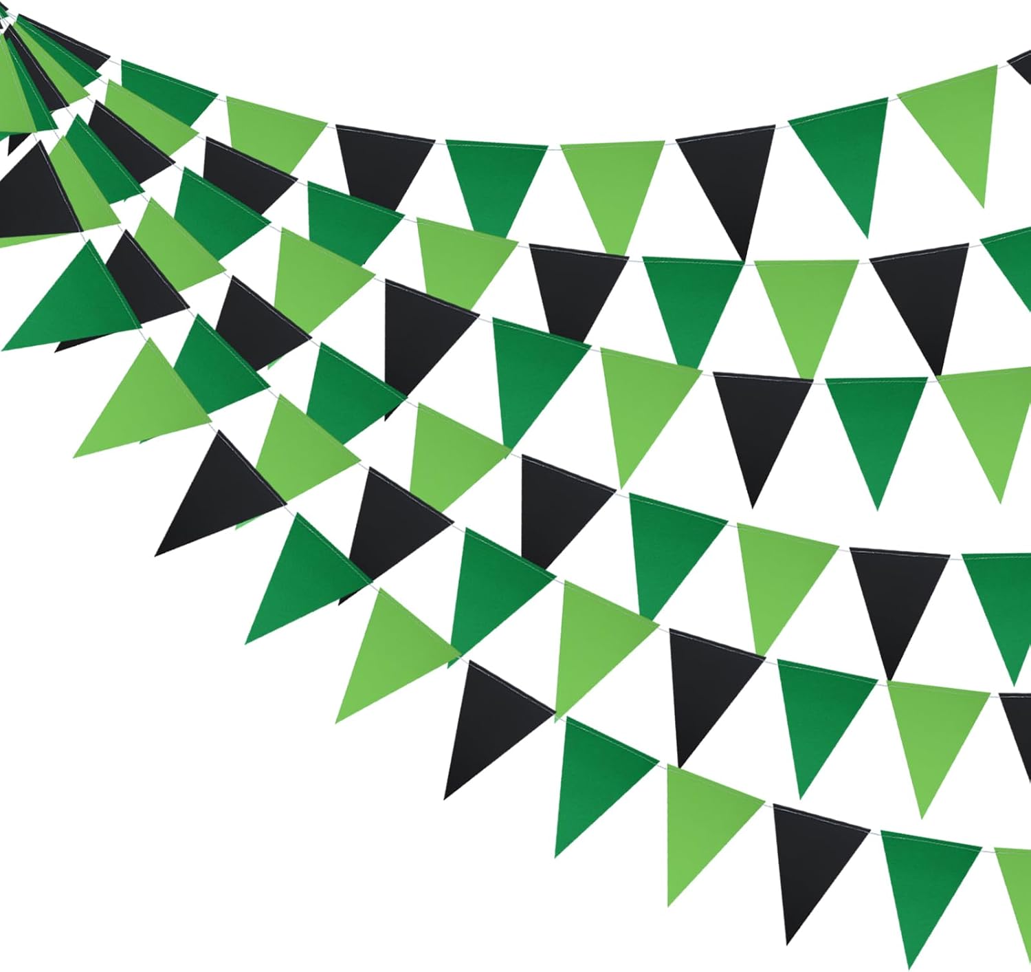 Mefuny 3 Pack Black Green Party Decorations