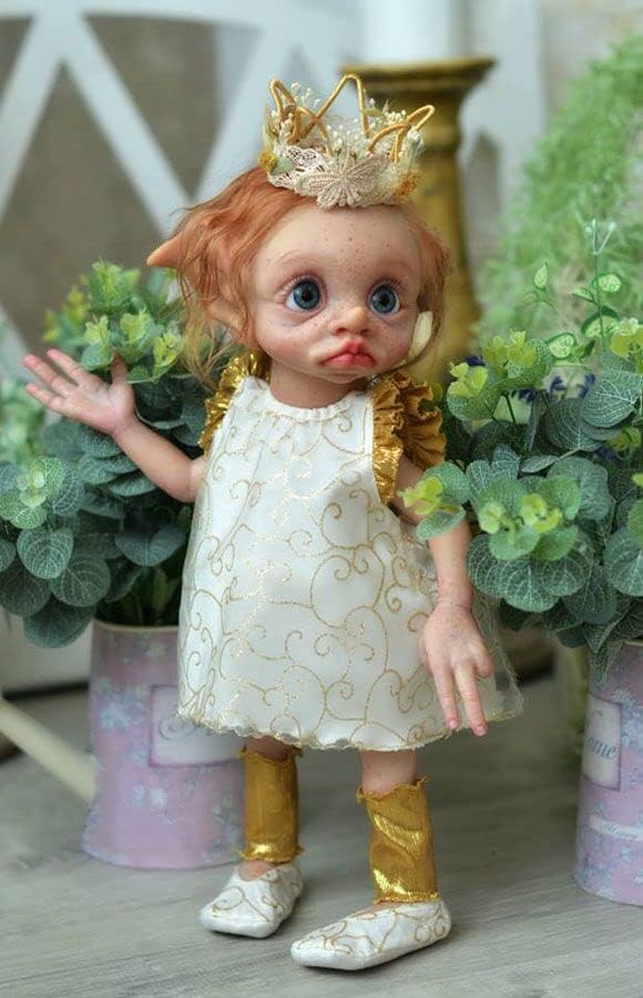 Handmade Reborn Elf Baby Doll 17 Inch Collectible