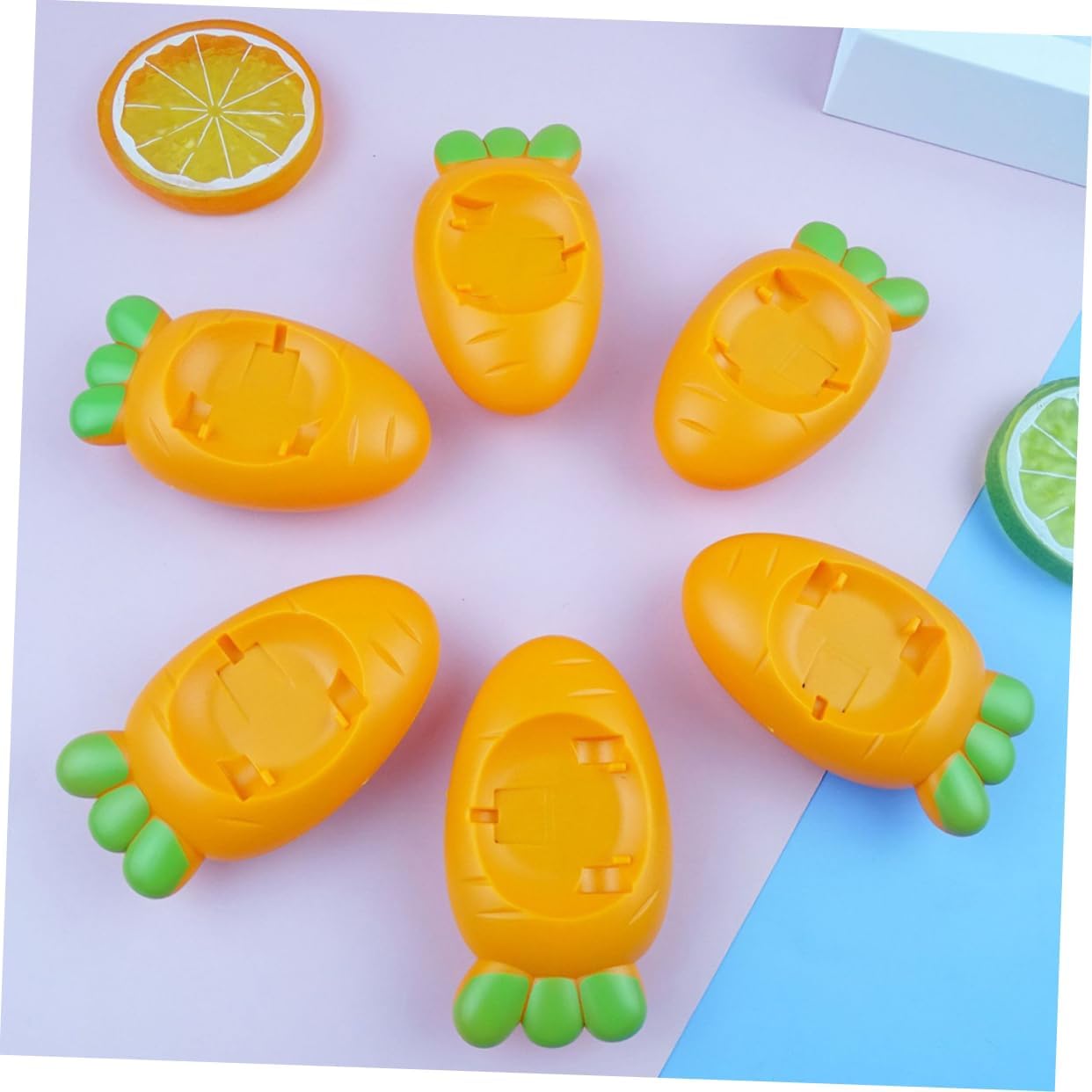 VOSAREA Mini Bunny Carrot Pull Back Toy Car