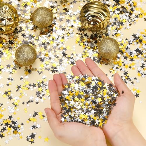 Hestya Star Confetti Glitter for Party Decorations
