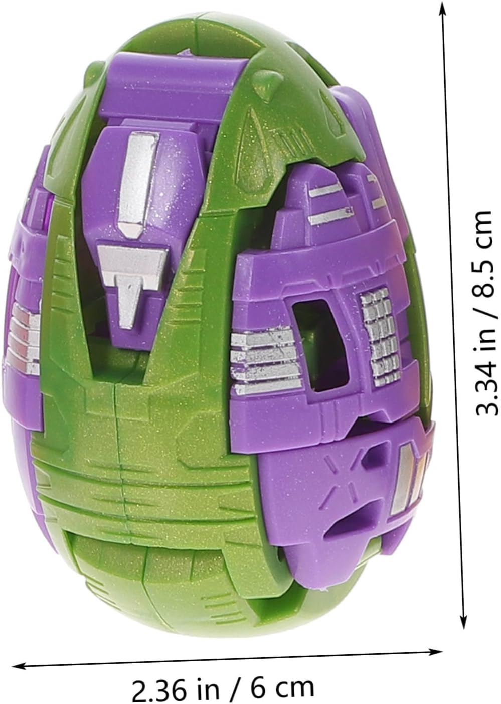 6pcs Dinosaur Egg Transforming Toy Set for Kids Educational Play