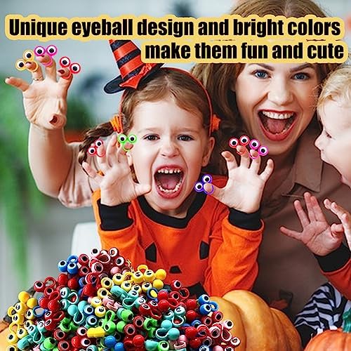 100 PCS Eye Finger Puppets Toy Set for Kids