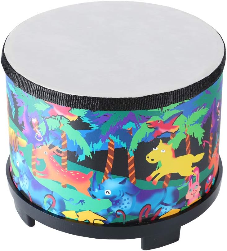 Ubblove Floor Tom Drum for Kids 8 Inch Black