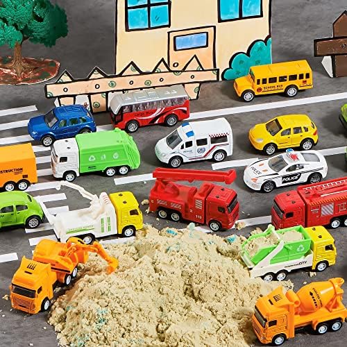 JOYIN 20PCS Die Cast Pull Back Cars Toy Set