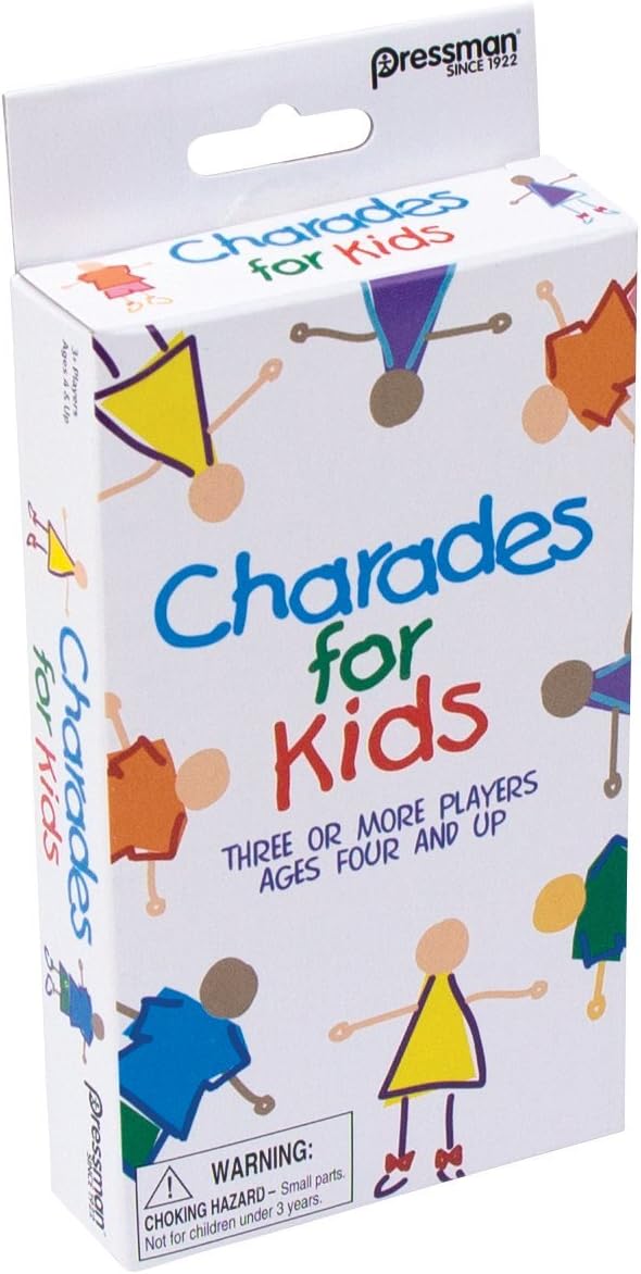 Pressman Charades Kids Game Multicolor 5 Inch