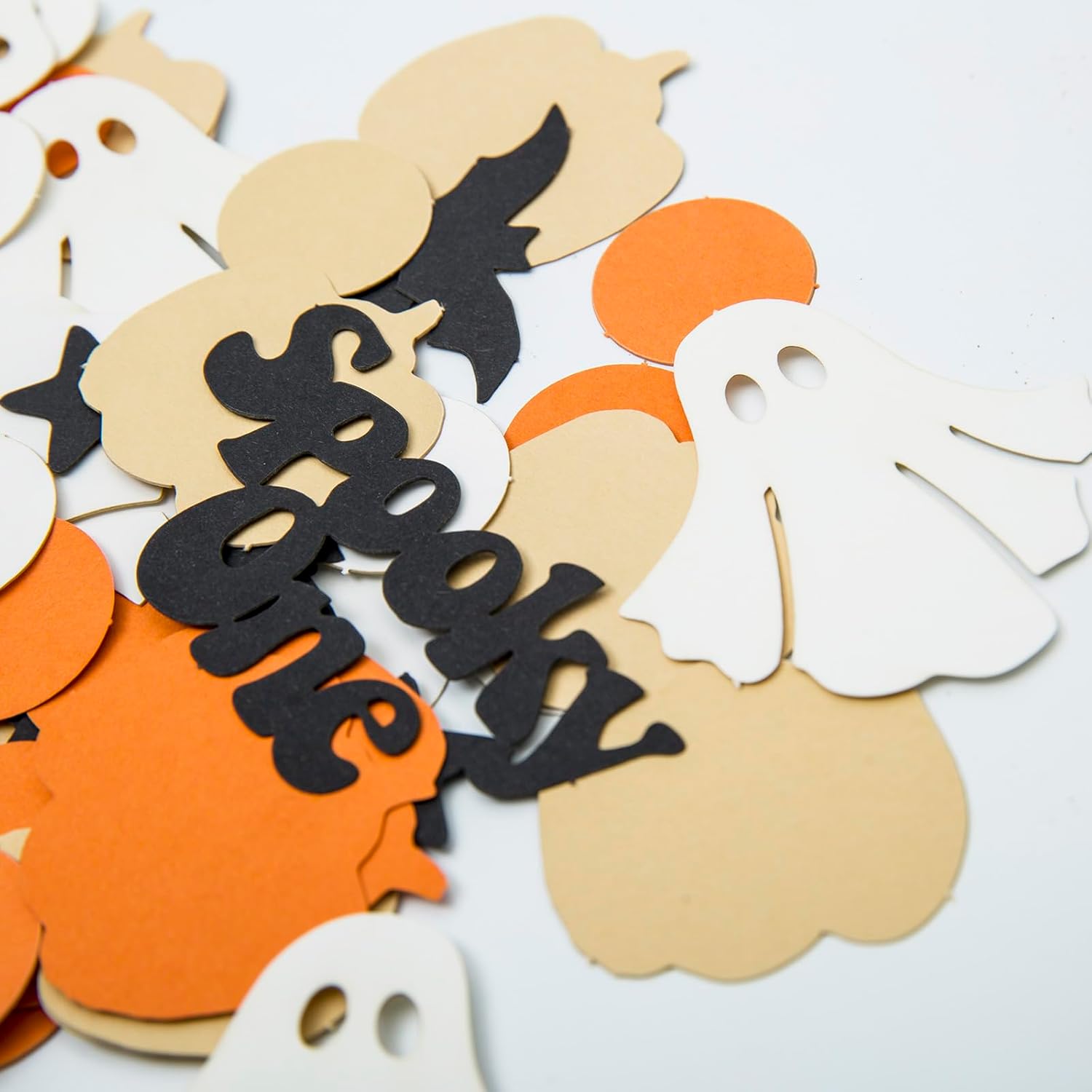 UOREND Halloween Pumpkin Star Confetti 200 Pcs