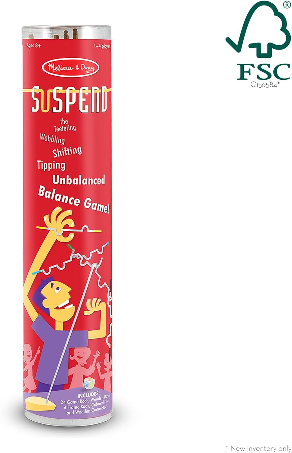 Melissa Doug Suspend Family Game 31 Pcs Wire Balance Game