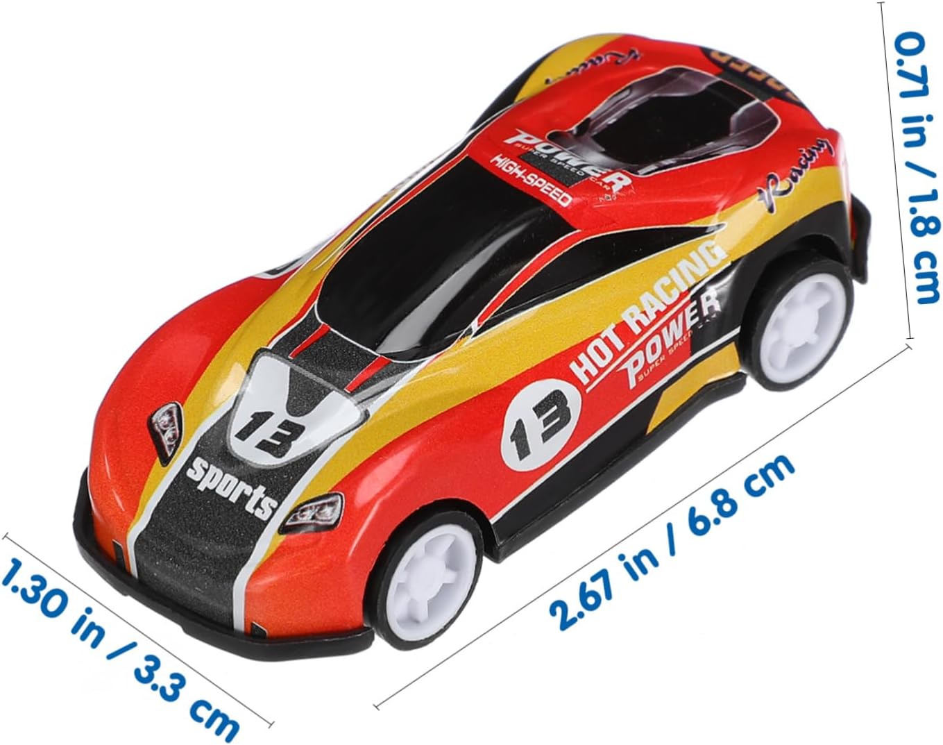 25Pcs Alloy Pull Back Cartoon Cars for Kids Parties and Classroom Rewards